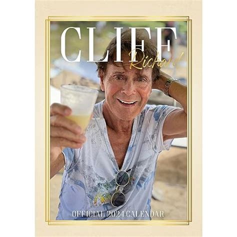 Cliff Richard Calendar Month To View A Wall Calendar Official