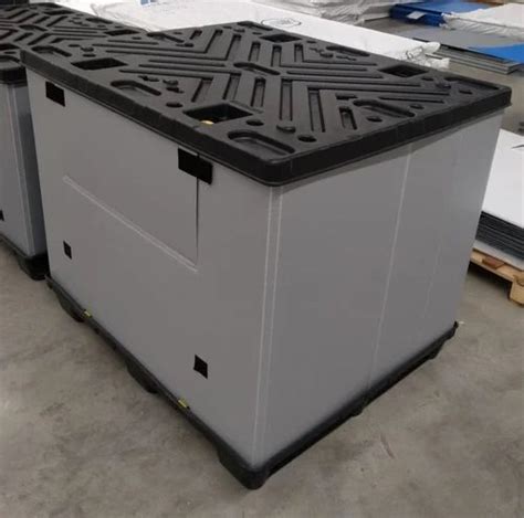 Plastic Box Used FLC Foldable Plastic Pallet Box Container