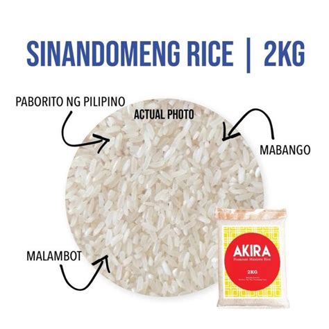 Akira Premium Well Milled Sinandomeng Rice Kg Lazada Ph