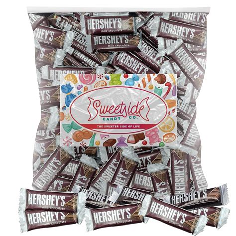 Buy Hershey Chocolate Bars - Mini Hershey Bars Individually Wrapped ...