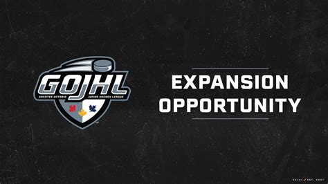 THE GOJHL ANNOUNCES EXPANSION OPPORTUNITY | GOJHL | Greater Ontario ...