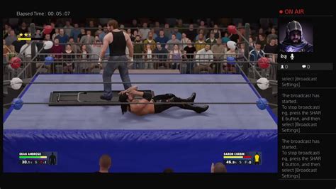 Wwe 2k17 Dean Ambrose Vs Baron Corbin November To Remember Youtube