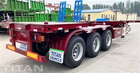 Tri Axle 40Ft Semi Skel Trailer Will Be Shipped To Djibouti