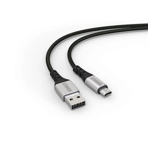 Schwaiger Type A Micro Usb Sync Und Ladekabel Unzerst Rbar Schwarz