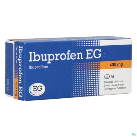 EG Ibuprofen 400 mg 30 Comprimés enrobés