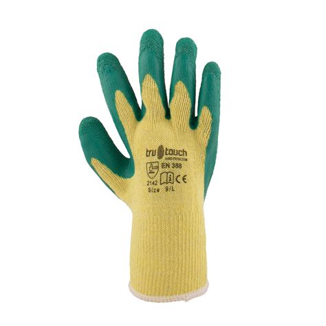 Rebel Tru Touch Green Latex Gloves Rebel Safety Gear