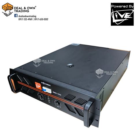 Live Shockwave Swa Powered Amplifier Lazada Ph