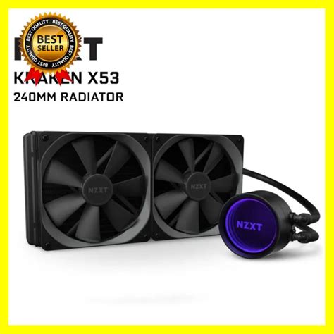 Cpu Liquid Cooler Nzxt Kraken X53 Liquid Cooler With Rgb คอมพิวเตอร์ มือถือ Vga การ์ดจอ หูฟัง