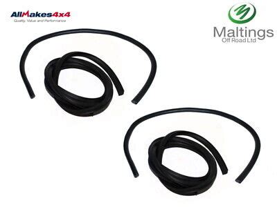 LAND ROVER DEFENDER PICK UP CAB GLASS SEAL SET X2 LR012213 CHB500040 ...