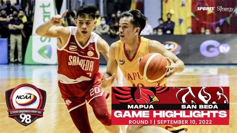 Ncaa Season Game Highlights Mapua Vs San Beda Men S Basketball