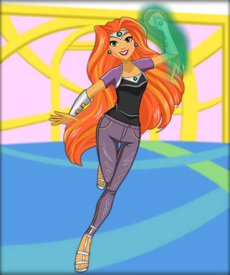 Dc Super Hero Girls ~ Starfire By Miniatureblueowl On Deviantart