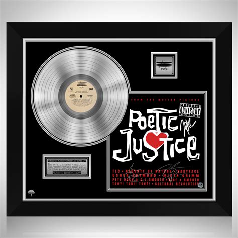 Poetic Justice Soundtrack Platinum LP Limited Signature Edition Custom ...