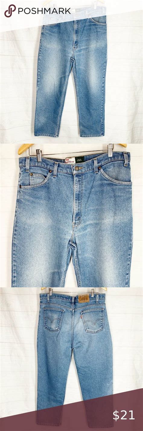 Levis 540 Jeans 38 X 32 Flex Straight High Rise Fashion Levi