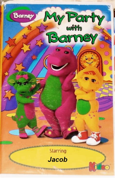 My Party with Barney 1998 VHS - Kideo Starring Jacob : u/Party_Set3250