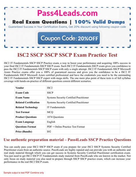 Ppt Isc2 Sscp Sscp Exam Practice Questions 2018 Updated Powerpoint Presentation Id 8001282