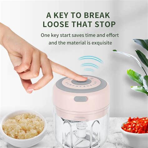 Food Chopper Mini Blender Penggiling Bumbu Electric USB Charge 23W