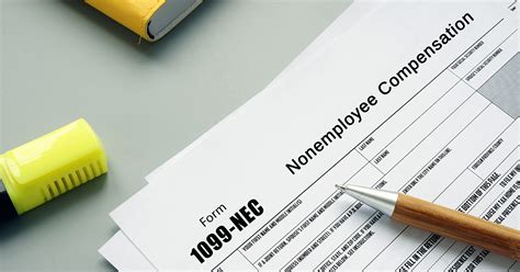 The New 1099 Nec Tax Form For All Non Employee Compensation