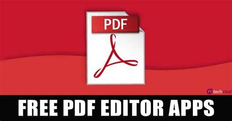 Best Free Pdf Editor Apps For Android