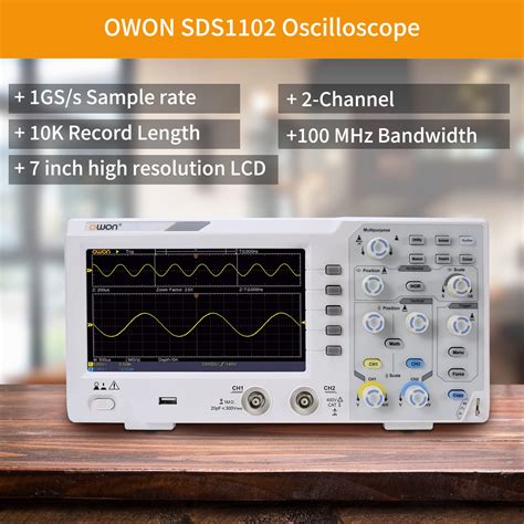 Buy OWON SDS1102 Digital Storage Oscilloscope With 2 Channel 1GS S