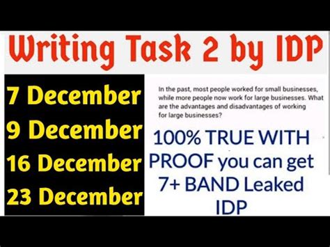 Writing Task By Idp December Ielts Exam Decemberielts Exam