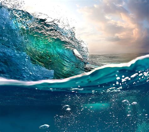 Ocean Wave, water, HD wallpaper | Peakpx