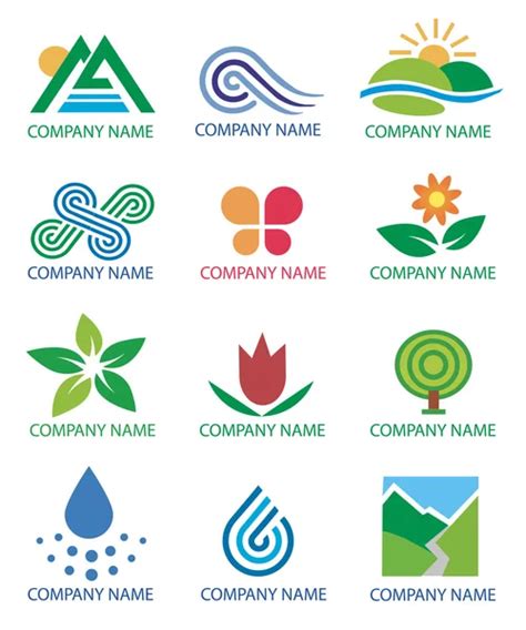 Logos de agua Imágenes Vectoriales Gráfico Vectorial de Logos de agua