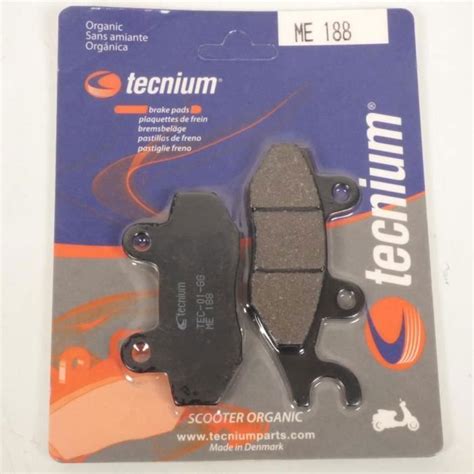 Plaquette De Frein Tecnium Pour Scooter Daelim 250 Sq S2 Freewing 2006