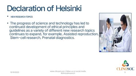 Declaration Of Helsinki Ppt