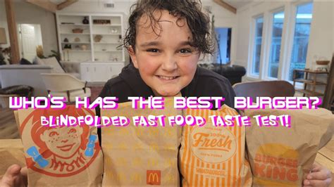 Fast Food Burger Taste Test Mcdonalds Burger King Wendys Whataburger