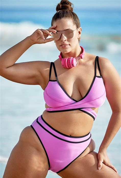 Ashley Graham X Swimsuits For All Roxbury Wrap High Waist Bikini