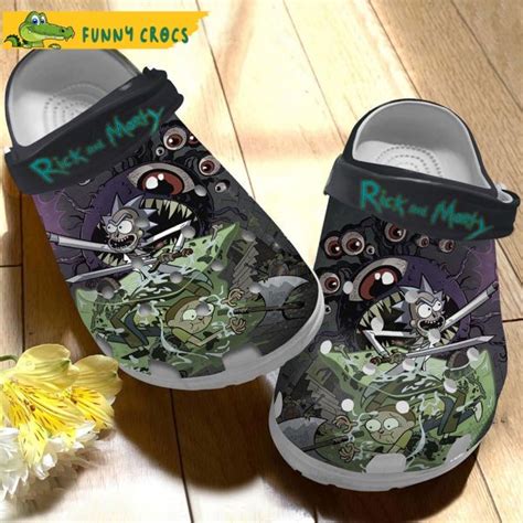 The Dark Rick And Morty Crocs Slippers Discover Comfort And Style