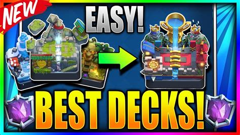 Best Ladder Decks To Push Trophy Fast Top Deck To Get Legendary