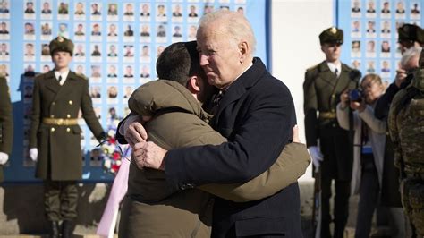 Biden Visits Kyiv Ahead Of Anniversary Of Russias Invasion