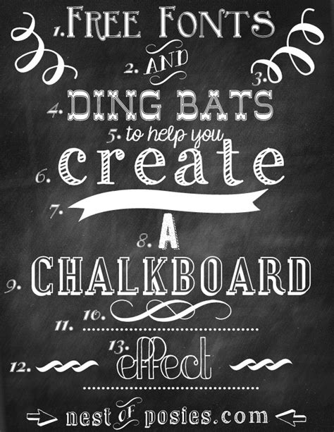 Cute font for chalkboard signs - progressivelop