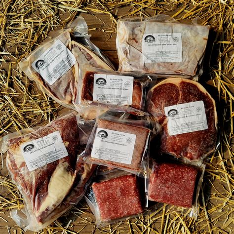 15 Lb Grass Fed Beef Sampler Pack All Grass Farms