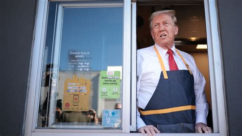 Trump Works At Mcdonalds — And Maga Faithful Line Up To Order