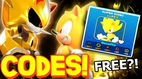 Sonic Speed Simulator ALL SUPER SONIC CODES SECRET YouTube