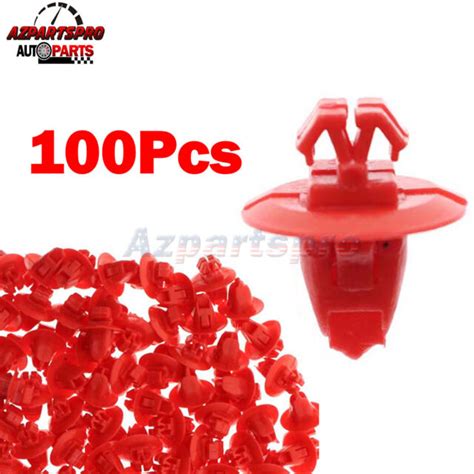 100pcs Mudguard Fender Wheel Flare Moulding Clips Retainers For Toyota