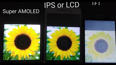 Tft Vs Ips Vs Amoled Display Youtube