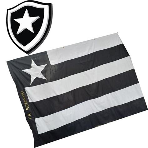 Bandeira Do Botafogo Grande De Clube Tamanho 1 10 X 1 60 Bandeira