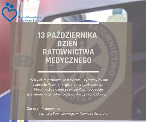 Yczenia Dla Ratownictwa Medycznego Szpital Powiatowy W Rawiczu Sp Z