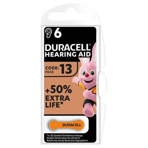 Duracell Hearing Aid Batteries Size Pack Compare Prices