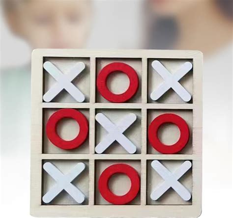 Esquirla Tic Tac Toe Xo Mesa Juguete De Estrategia Juegos Familiares