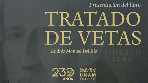 Presentaci N Del Libro Andr S Manuel Del Rio Tratado De Vetas Youtube