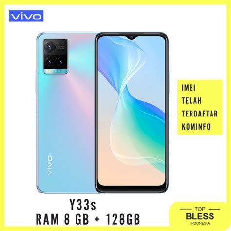 Jual Vivo Y33s Ram 8 4 Extended Rom 128GB Ram 8 128GB Garansi Resmi