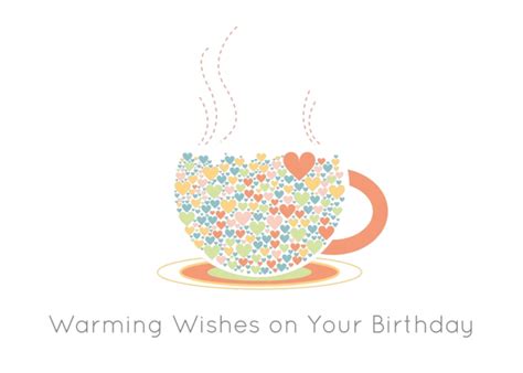 Warm Birthday Wishes Card Template | MyCreativeShop