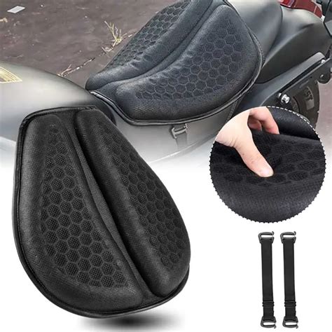 Cojín de asiento de motocicleta 3D tela de malla de aire cómodo