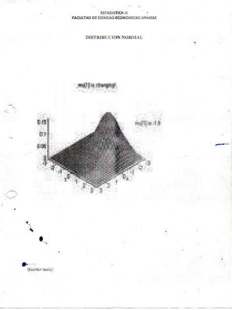 Distribucion Normal | PDF 