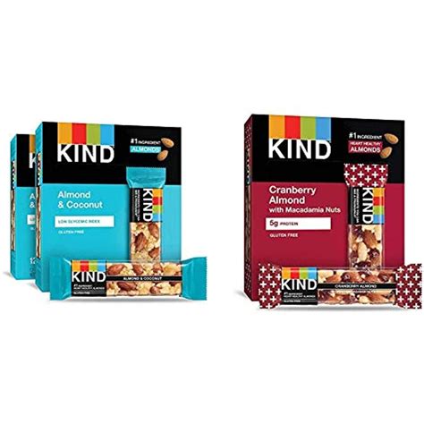 Kind Bars Almond And Coconut Gluten Free 14 Ounce Bars 24 Count