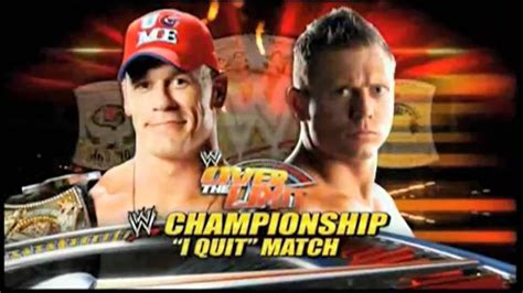 Wwe Over The Limit 2011 The Miz Vs John Cena I Quit Match Promo Hd 1080p Youtube